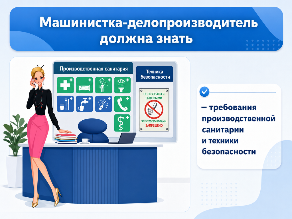 Машинистка-делопроизводитель — кадр 1