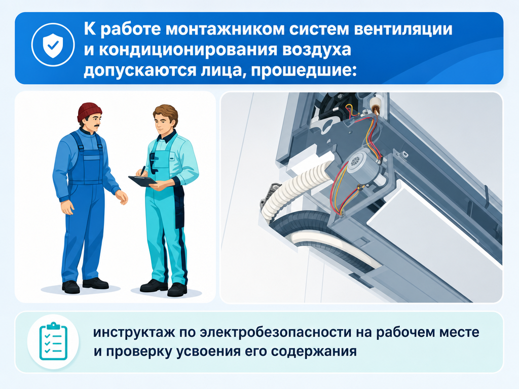 Монтажник систем вентиляции и кондиционирования воздуха — кадр 1