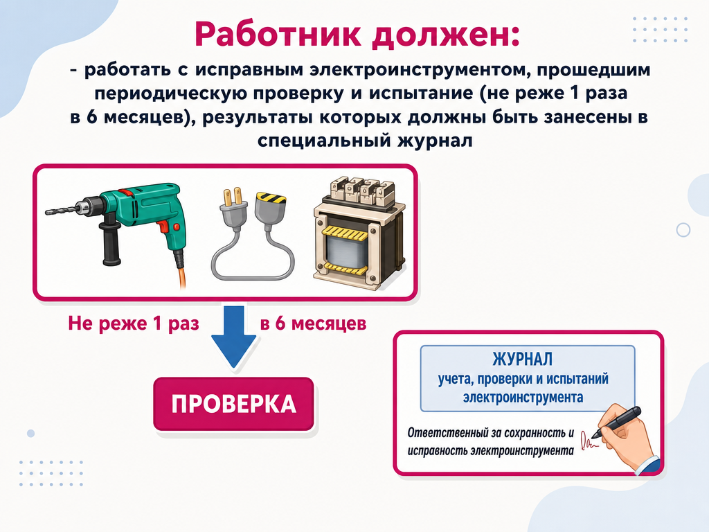 Работа с ручным электроинструментом — кадр 1