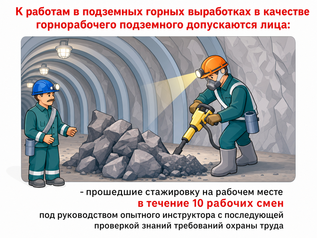 Горнорабочий подземный — кадр 1